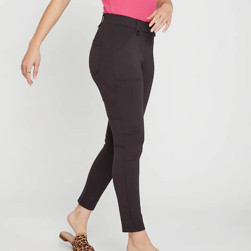 Betabrand Utility Skinny‎ Pants in Slate